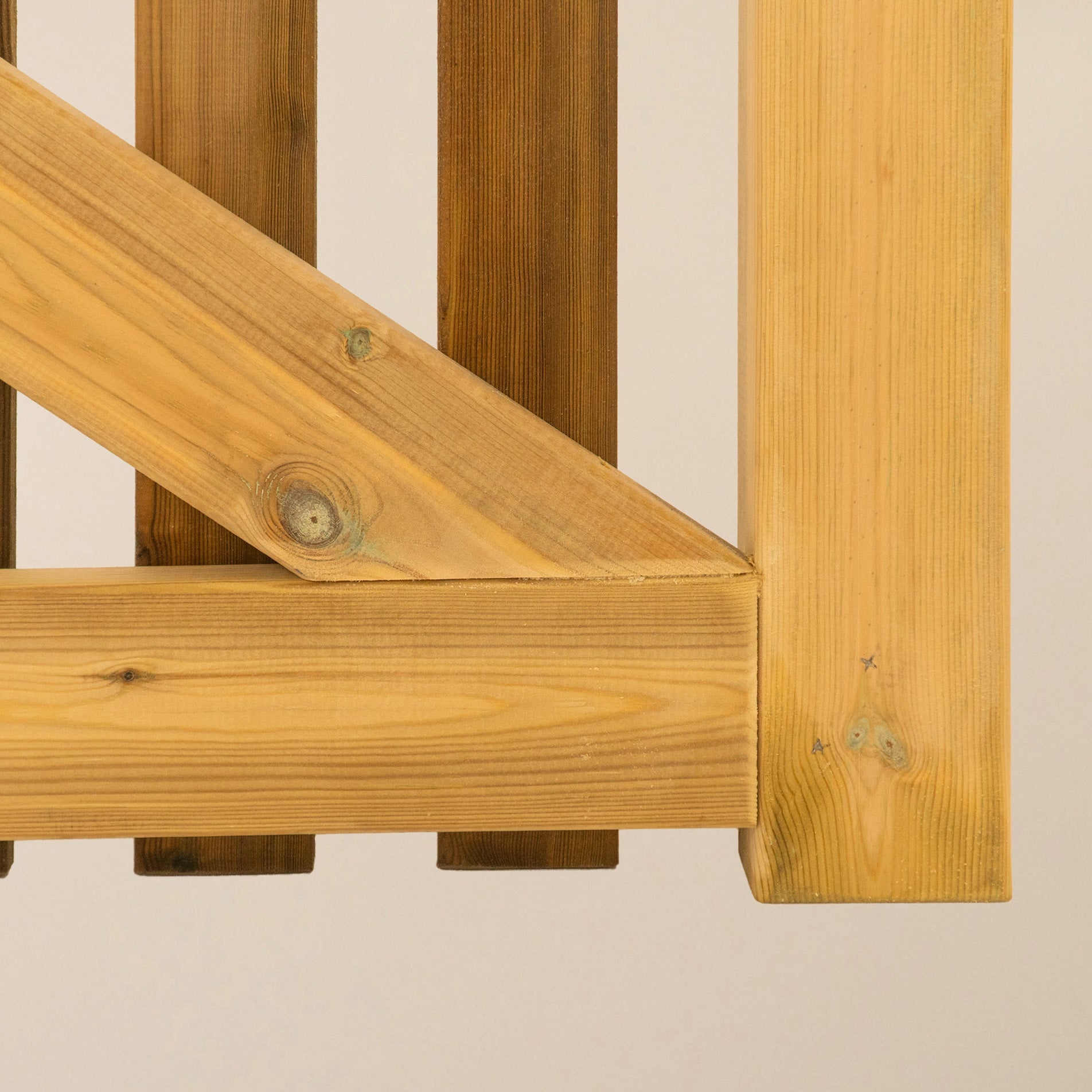 Salcombe Scandinavian Redwood Mortise & Tenon Single Gate