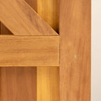 Iroko Arch Top Gate (0.9m High)