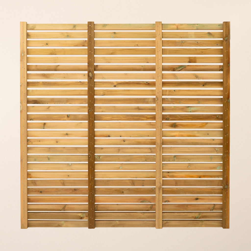 Treated Scandinavian Redwood PSE Slatted Panel (Vertical)