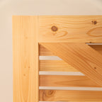 Larch Slatted Gates Pair