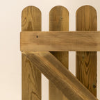 Pressure Treated Picket Round Top Side Gate (1.2m)