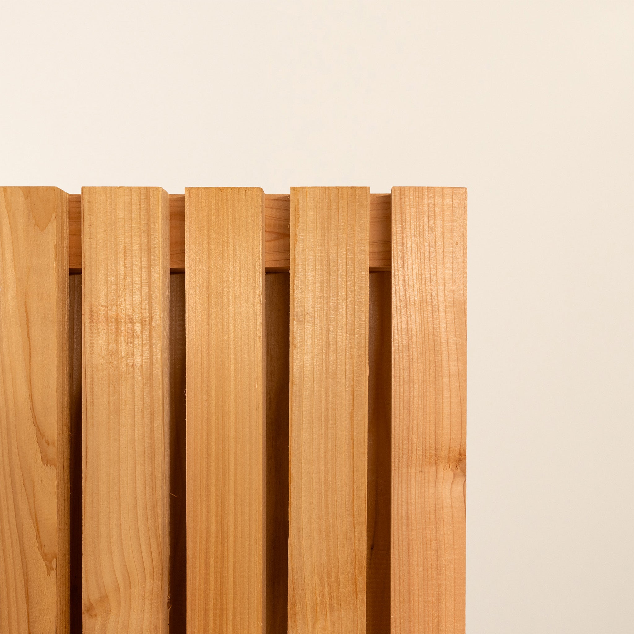 Double Sided Planed Cedar / Larch Slatted Panel (Vertical)