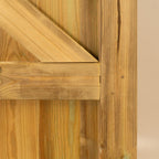 Croyde Scandinavian Redwood Mortise & Tenon T&G Driveway Gate Pair