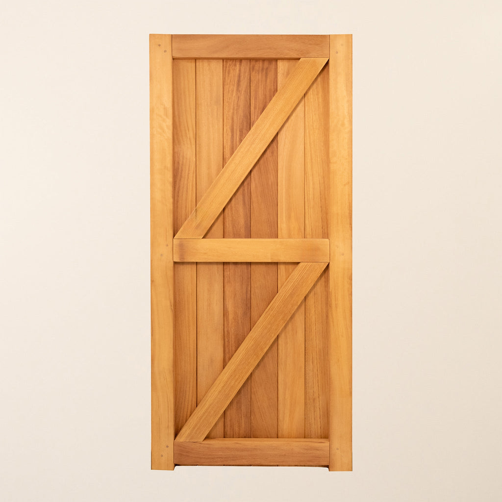 Croyde Iroko Mortise & Tenon Single Gate