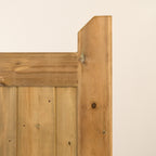 Highampton Scandinavian Redwood Bifold 4-Leaf Driveway Gate