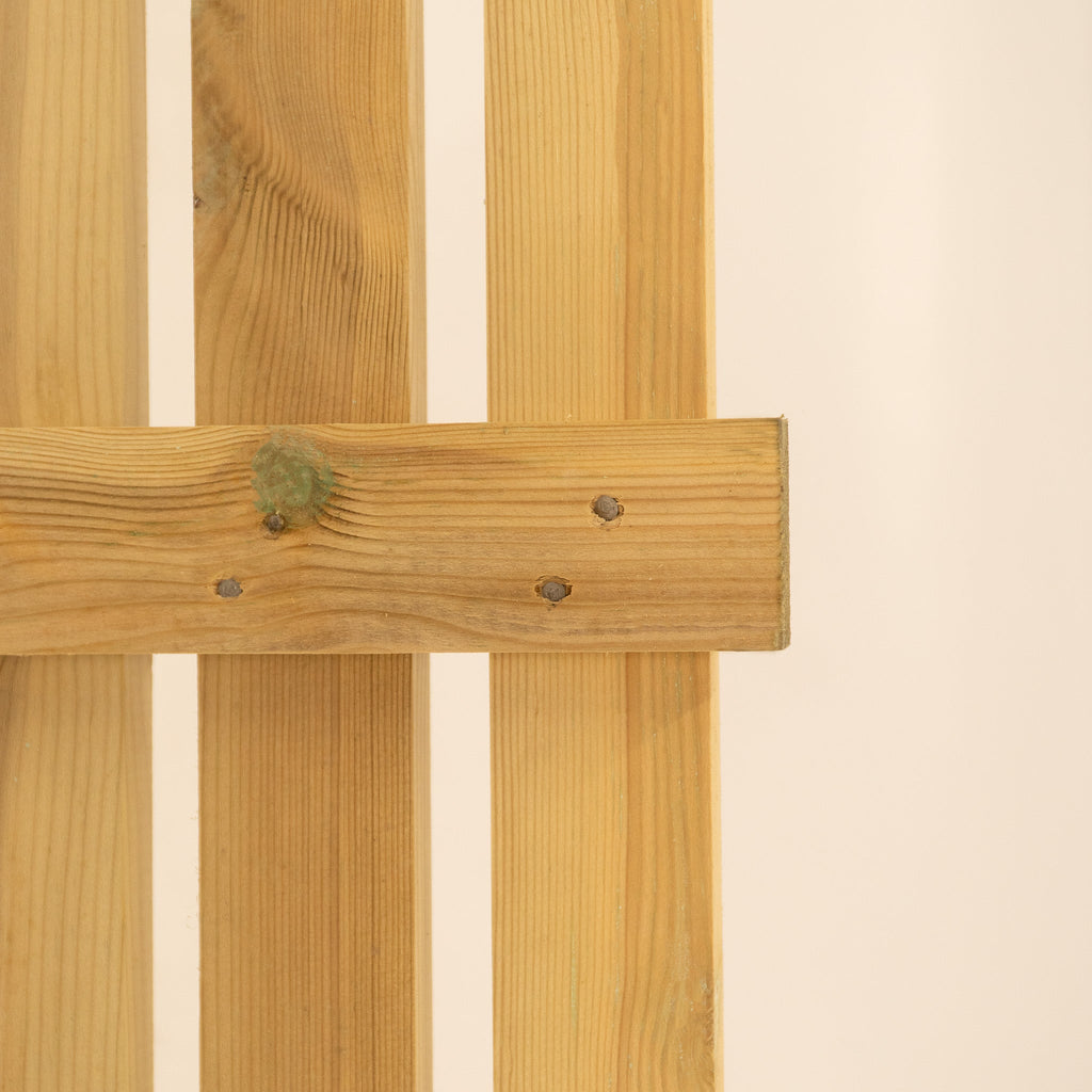 Treated Scandinavian Redwood PSE Slatted Panel (Vertical)