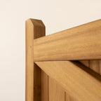 Highampton Iroko Mortise & Tenon Single Entrance Gate