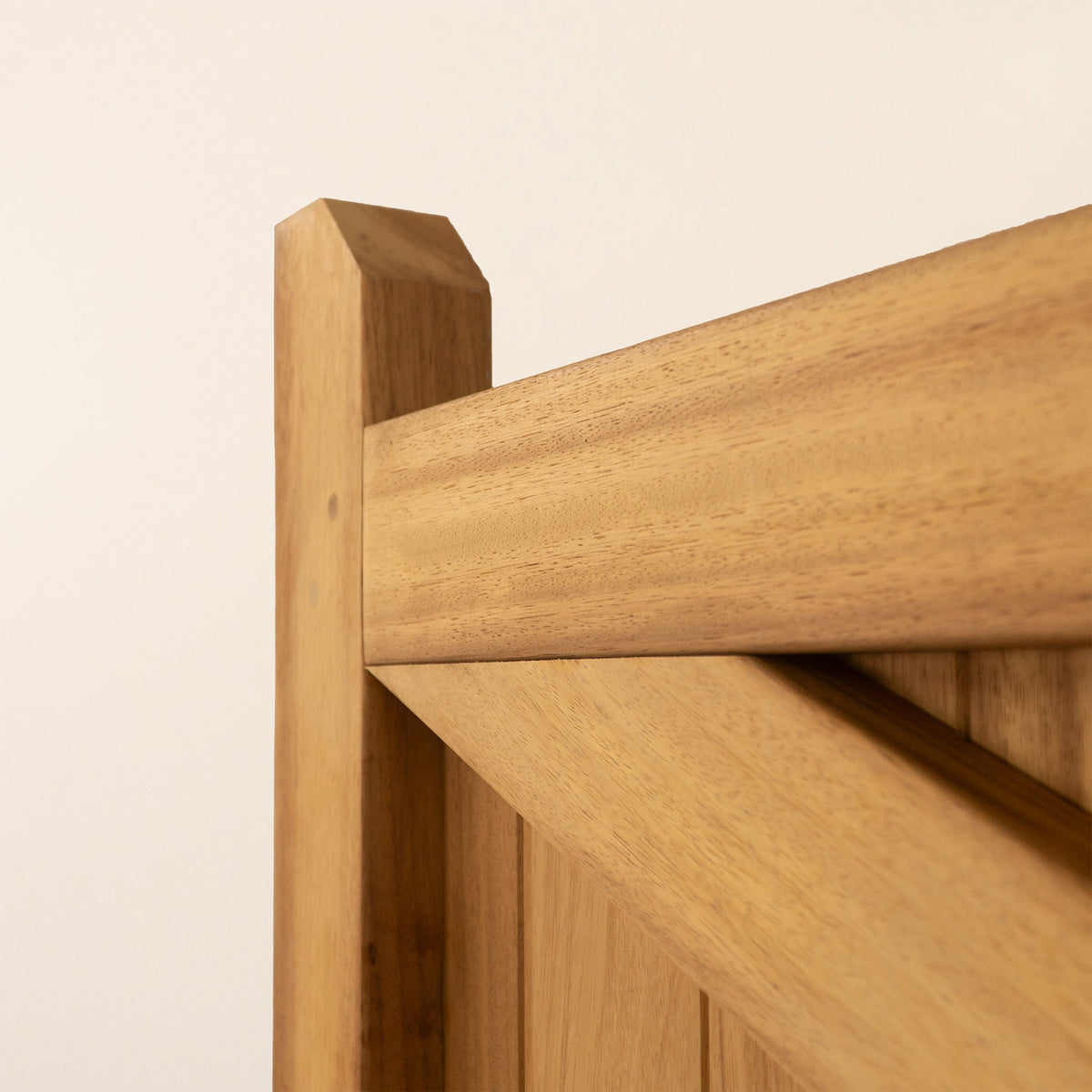 Highampton Iroko Mortise & Tenon Single Entrance Gate