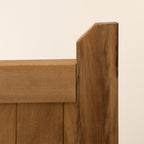 Iroko Swan Neck Driveway Gate Pair