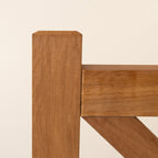 Iroko 5-Bar Entrance Gate