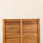 Iroko Slatted Fence Panels (6mm Spacings)