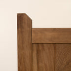 Iroko Swan Neck Mortise & Tenon Driveway Sliding Gate