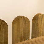 Pressure Treated Picket Round Top Side Gate (1.2m)