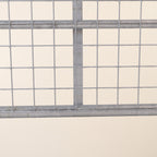 IAE Galvanised Steel 5-Rail Half-Meshed Gate
