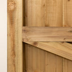 Shebbear Pressure Treated Timber Featheredge Driveway Gate Pair