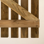 Picket Side Gate Round Top 0.6m Height