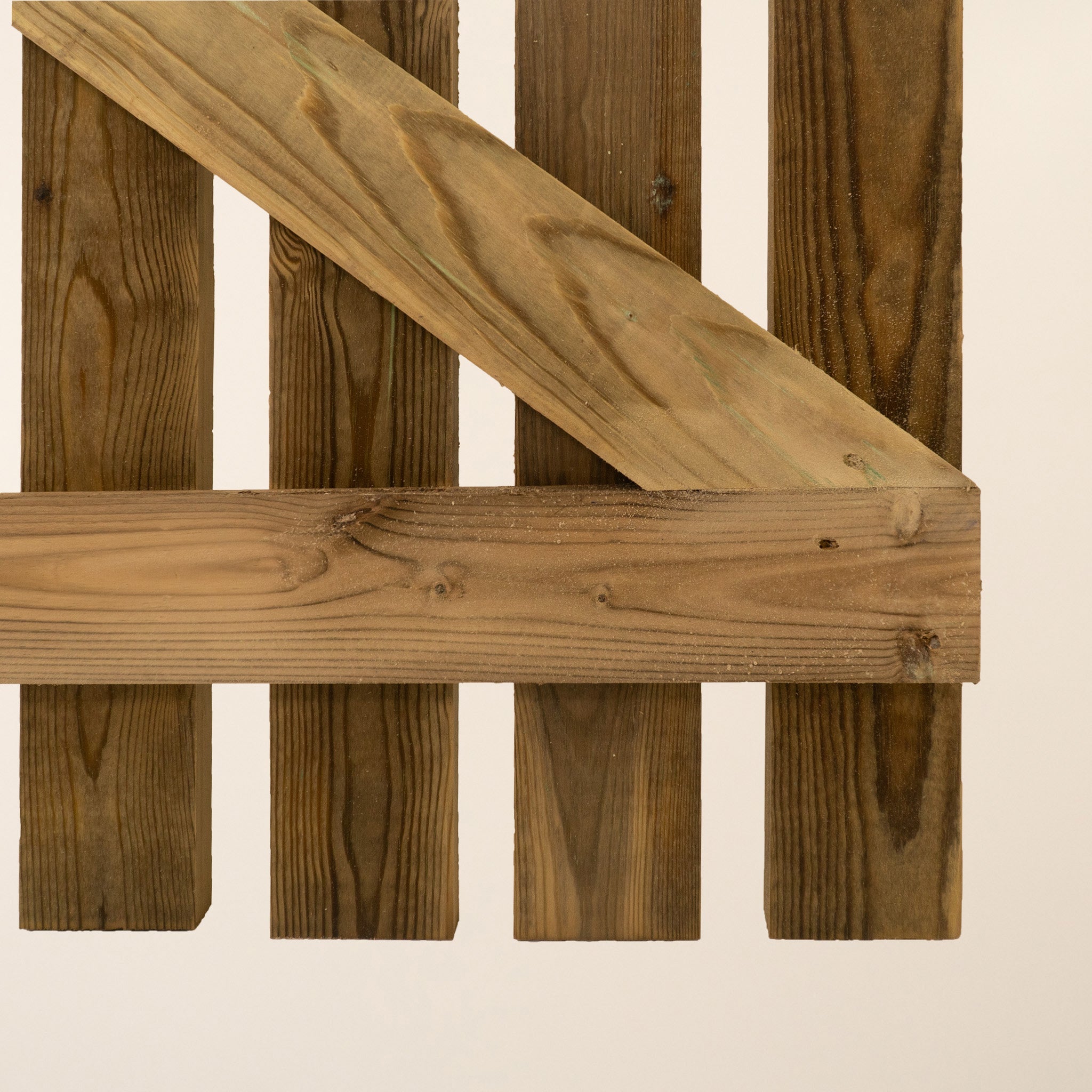 Picket Side Gate Round Top 0.6m Height