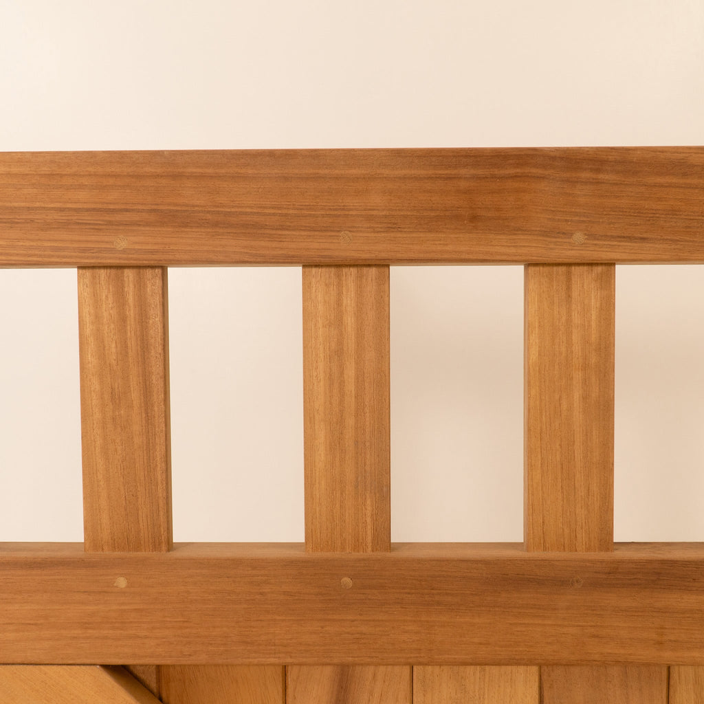 Iroko Cottage Mortise & Tenon 3/4 1/4 Entrance Gates (Pair)