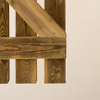Round Top Pressure Treated Picket Side Gate (0.9m)