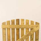 Premium Curved Top Picket Gate (1.5m High)