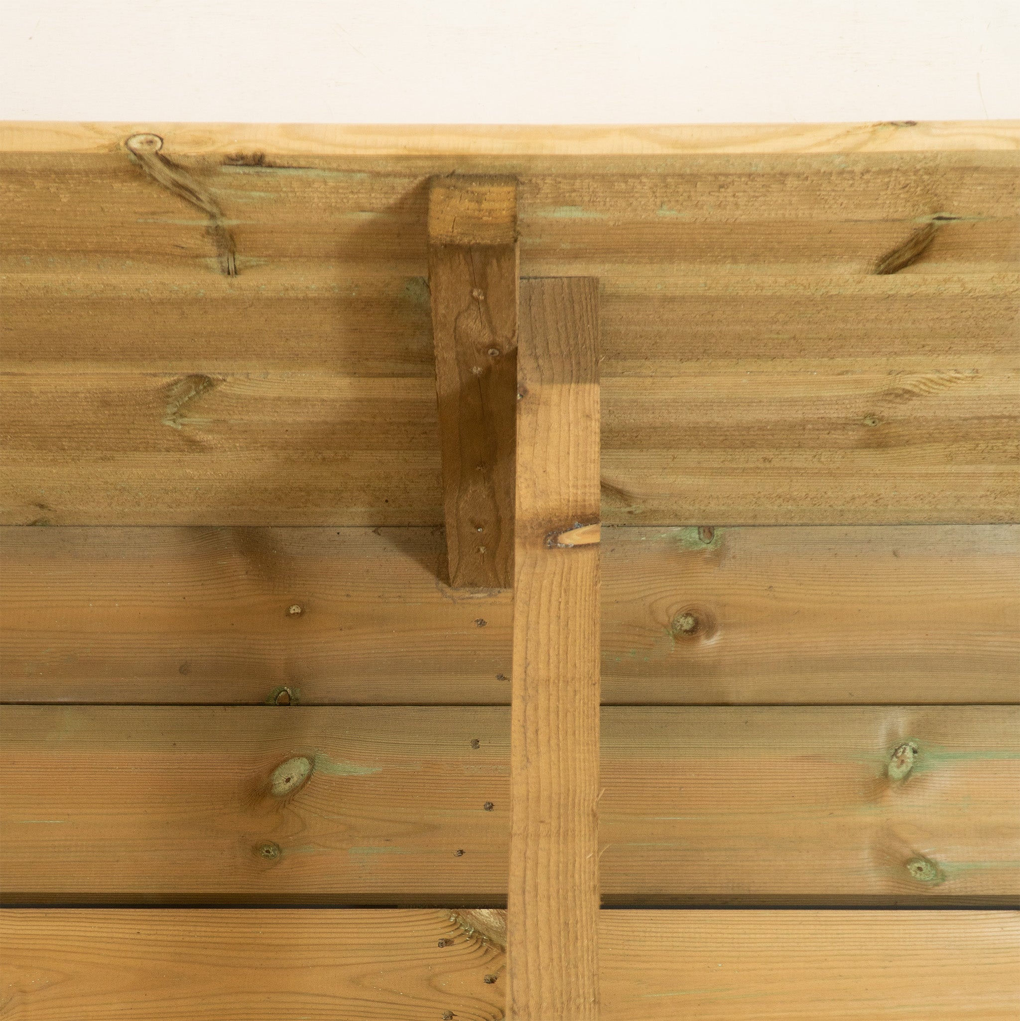 Scandinavian Redwood Half-Round Garden Planter