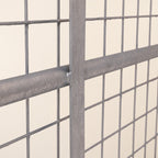 IAE Galvanised Steel 5-Rail Half-Meshed Gate