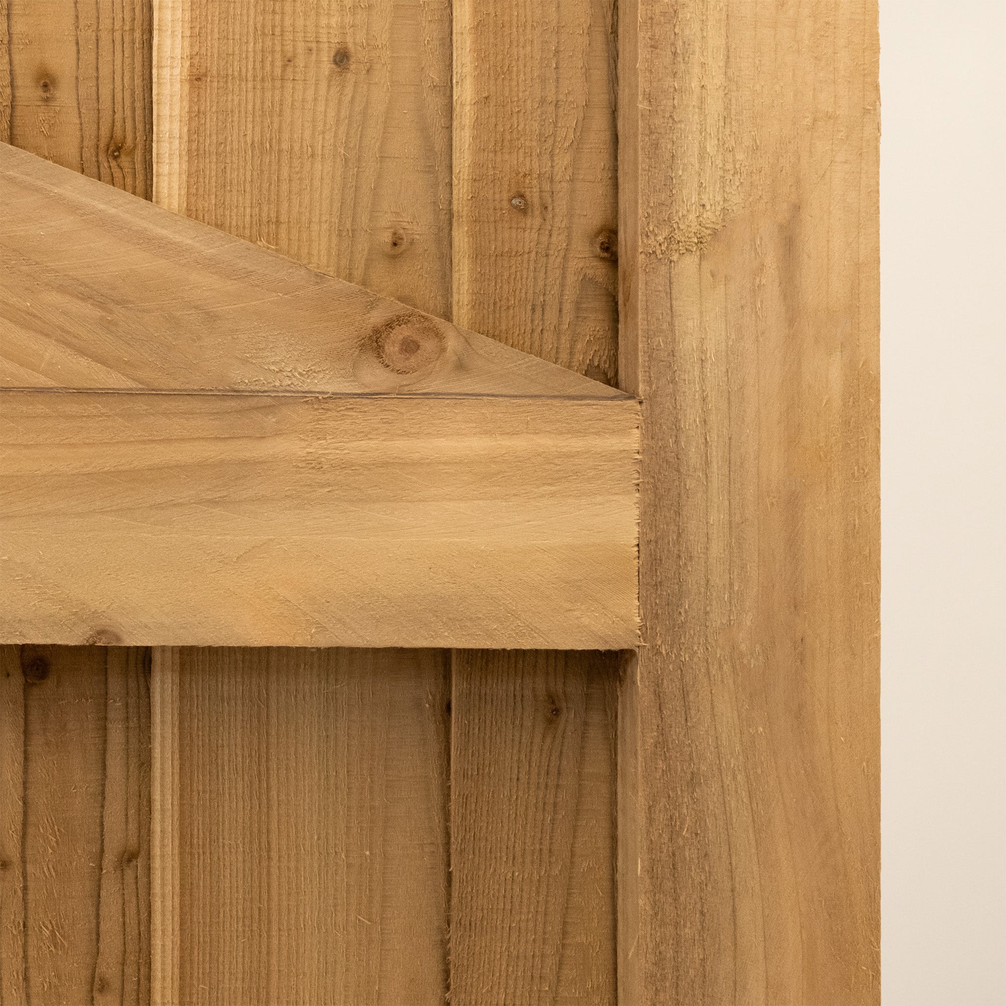 Shebbear Pressure Treated Timber Featheredge Driveway Gate Pair