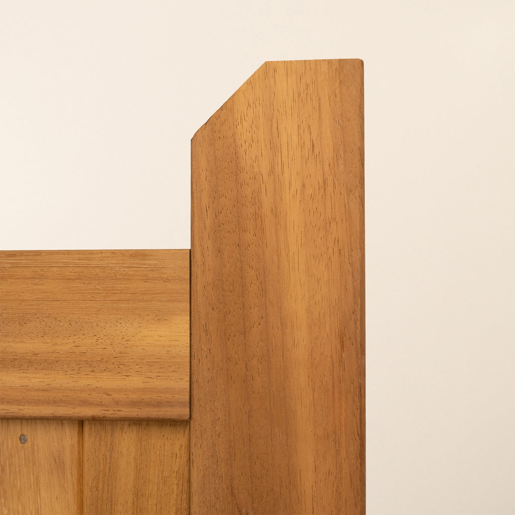 Highampton Iroko Mortise & Tenon Single Entrance Gate