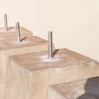 Tapered Design Staddle Stone with Stainless Steel Pin