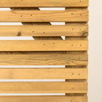 Scandinavian Redwood 3/4 & 1/4 Split Slatted Gate