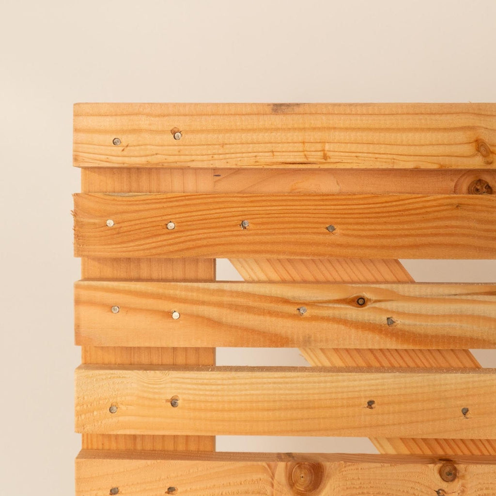 Larch Single Slatted Gate