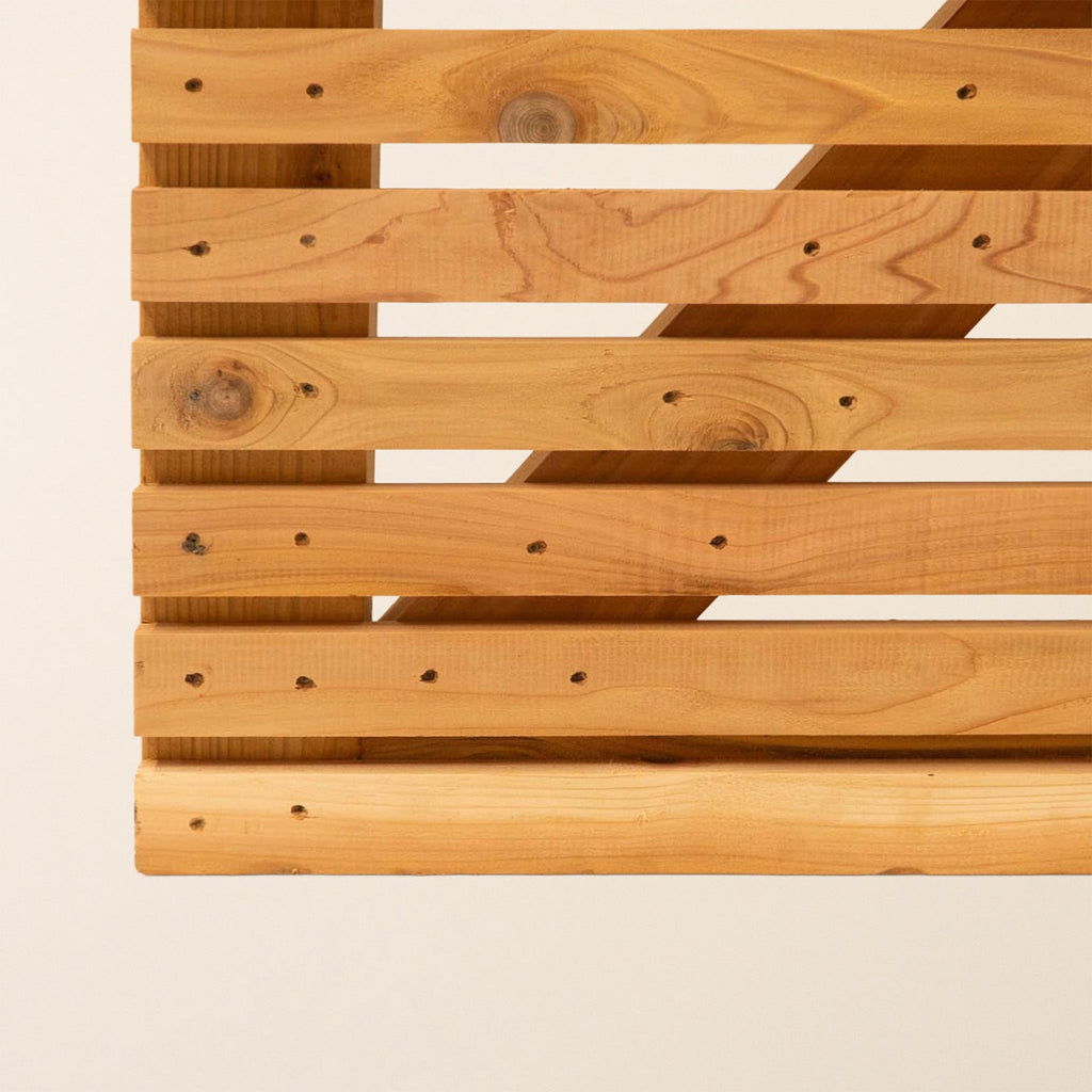 Cedar Slatted Gates Pair
