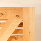 Larch Single Slatted Gate