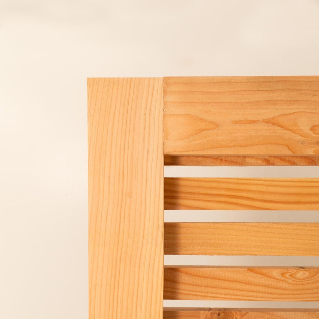 Larch Single Slatted Gate