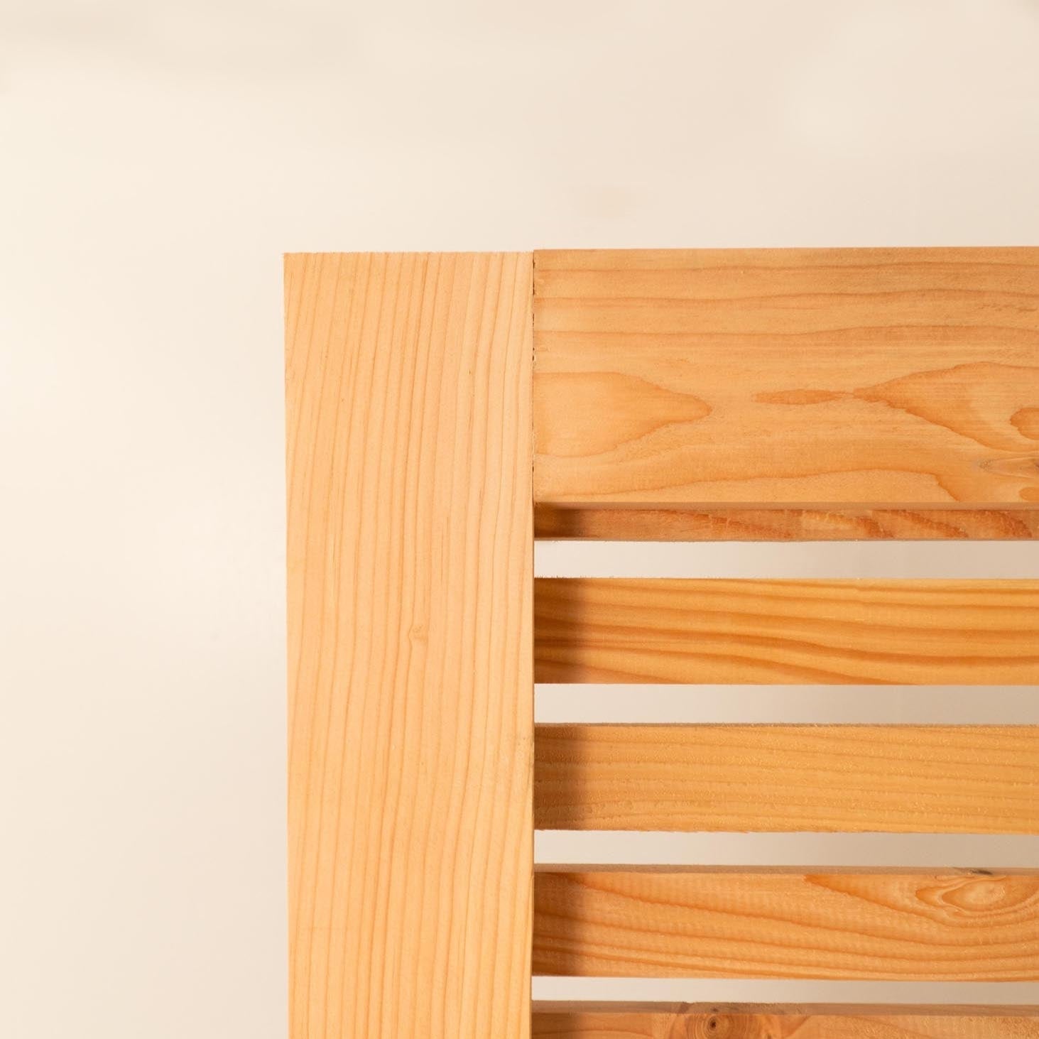 Larch Single Slatted Gate