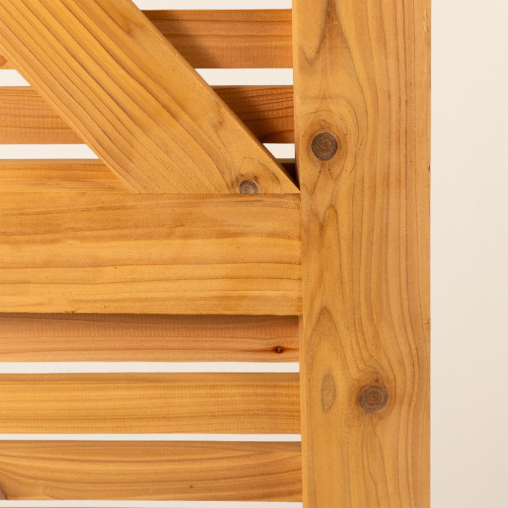 Cedar Slatted Gates Pair