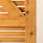 Cedar Slatted Gates Pair