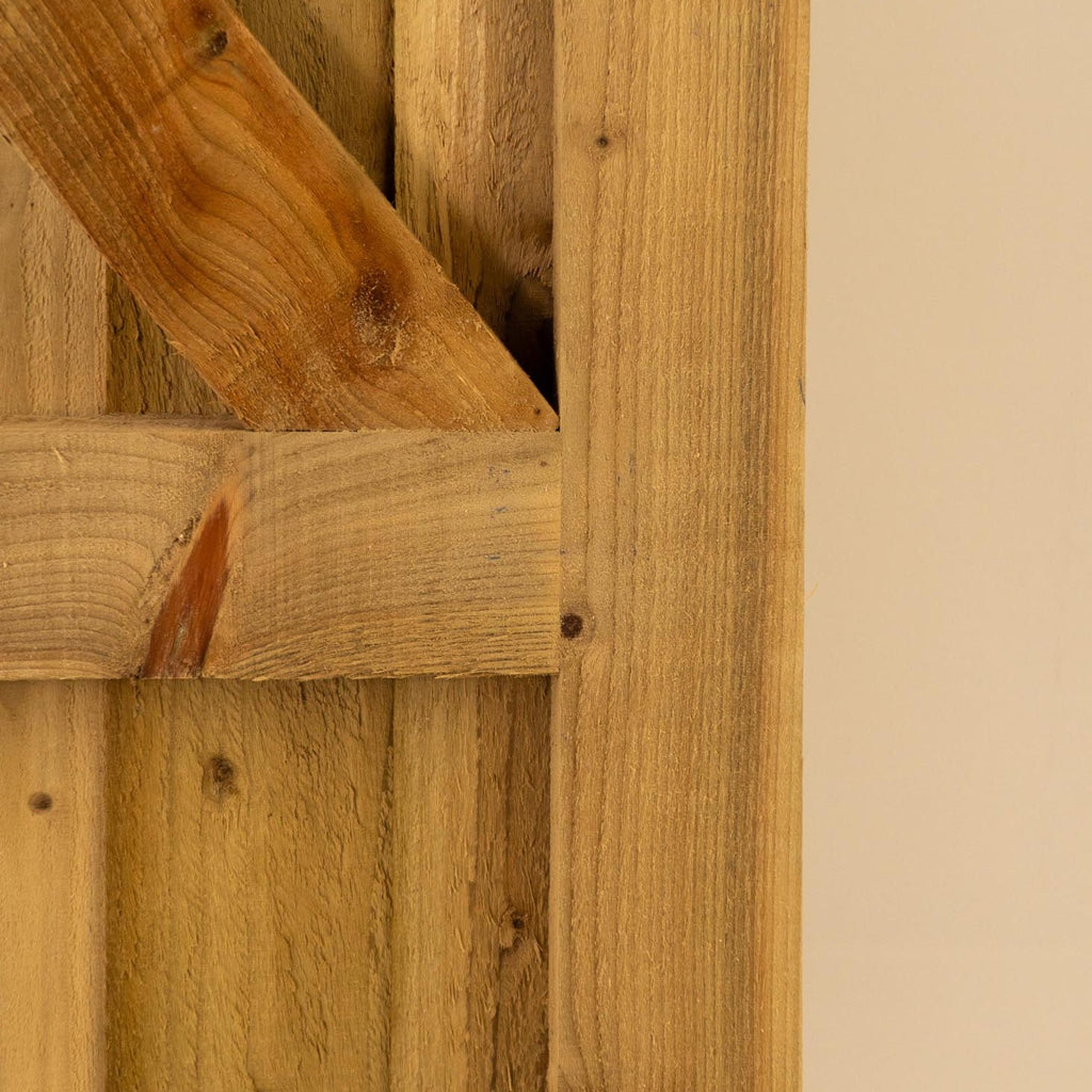 Padstow Wooden Featheredge Garden Gate (2.1m High)