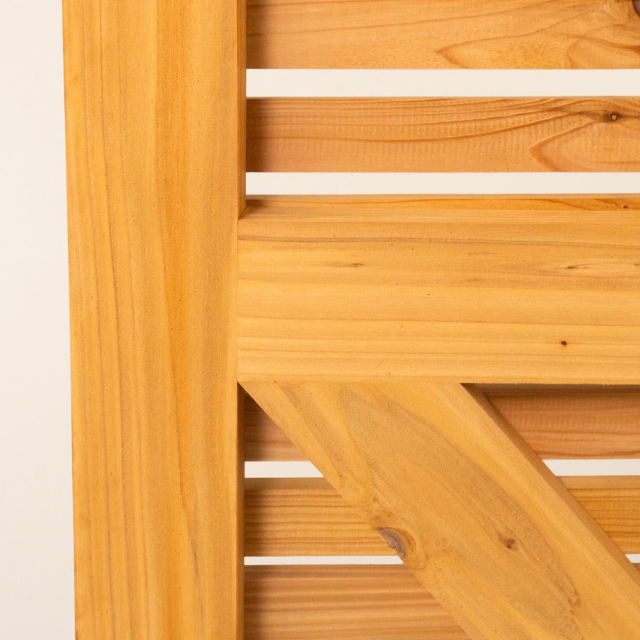 Cedar Slatted Gates Pair