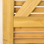 Scandinavian Redwood Slatted Single Gate
