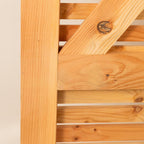 Larch Single Slatted Gate