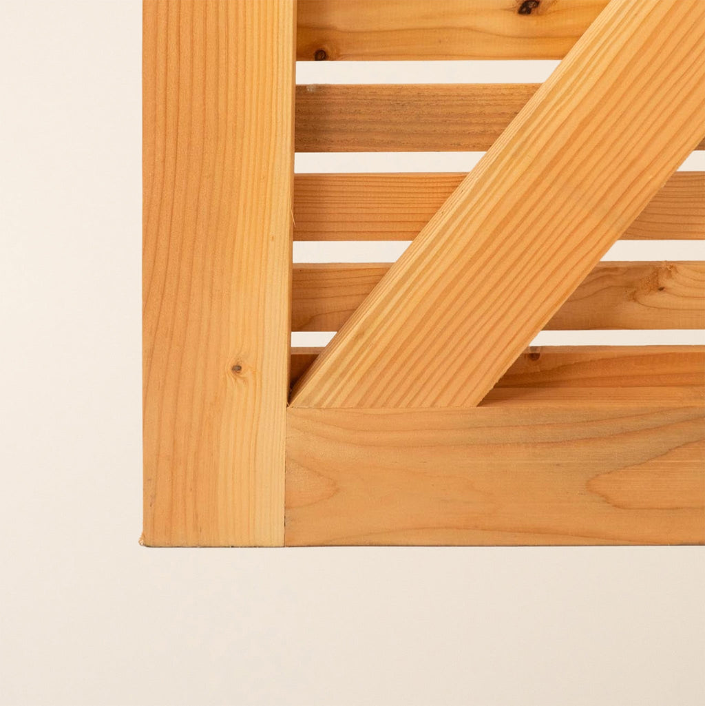 Larch Slatted Gate (with bracing)