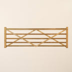 Planed Scandinavian Redwood 5-Bar Field/Driveway Gate