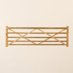 Planed Scandinavian Redwood 5-Bar Field/Driveway Gate