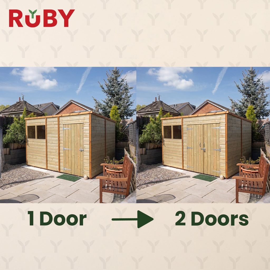 Shed Double Doors Upgrade (1100mm Total Width)