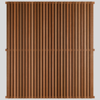 Canadian Cedar Slatted Fence Panels - Double Sided