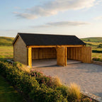 Oak Garage - Multiple Roofing Options - Bespoke Sizes Available