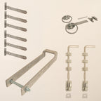 Entrance Gate Ironwork Bundle Epoxy Black or Galvanised (3x 18")
