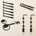 Galvanised or Epoxy Black Metal Entrance Gate Ironwork Bundle (3x 24")