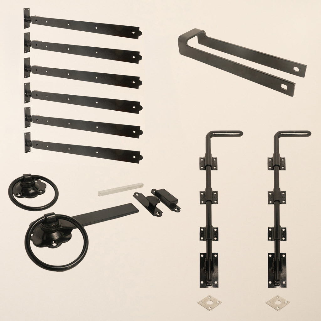 Entrance Gate Ironwork Bundle Epoxy Black or Galvanised (3x 30")